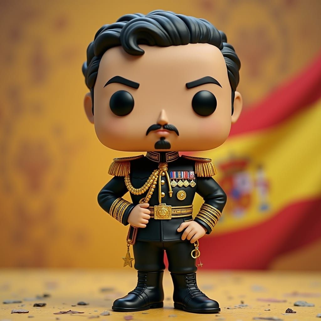 Funko Pop of Francisco Franco in Formal Military Uniform