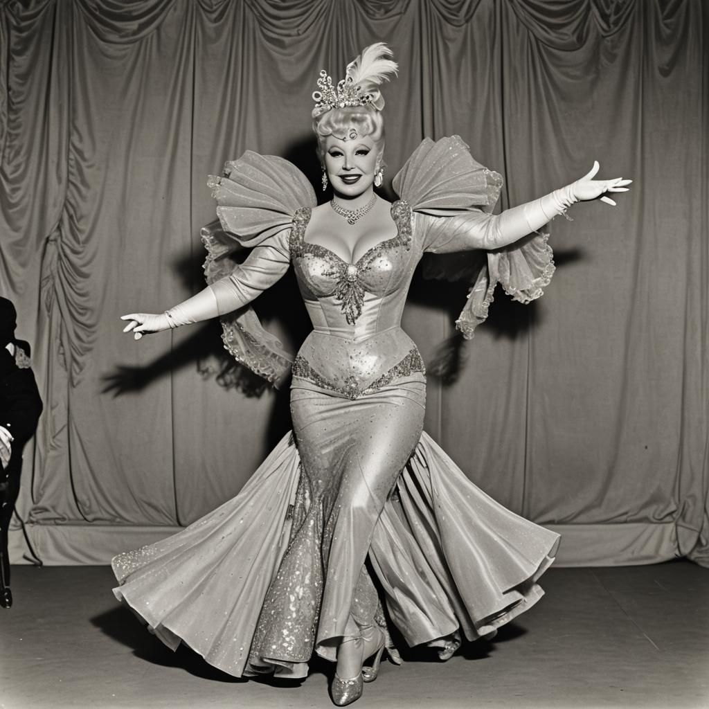 Mae West Dancing: An AI Interpretation