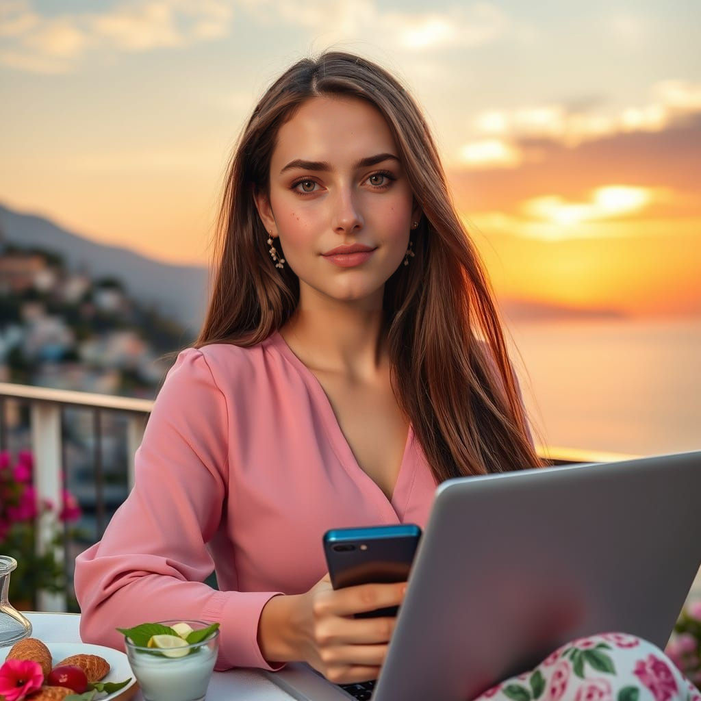 Sunset Serenity on the Amalfi Coast