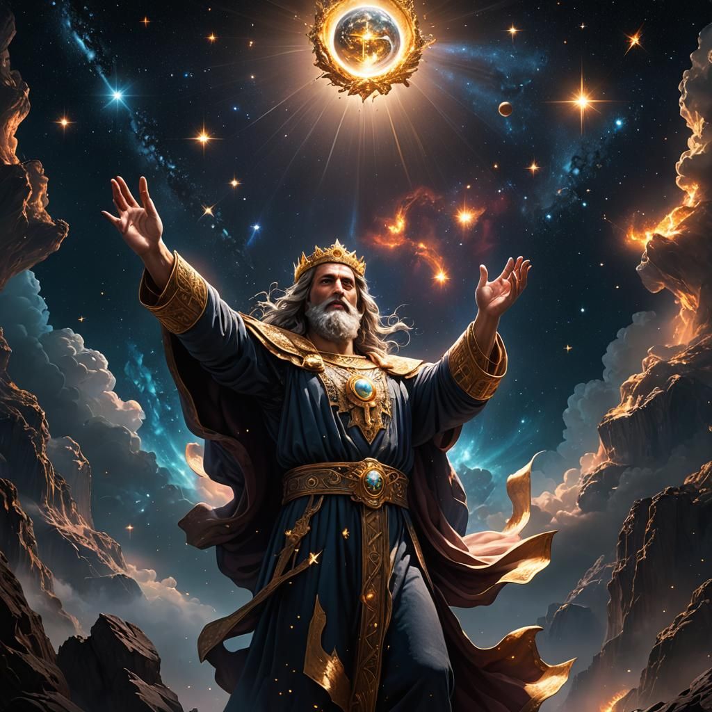 God Holds Earth: Fantasy Art in Deep Color