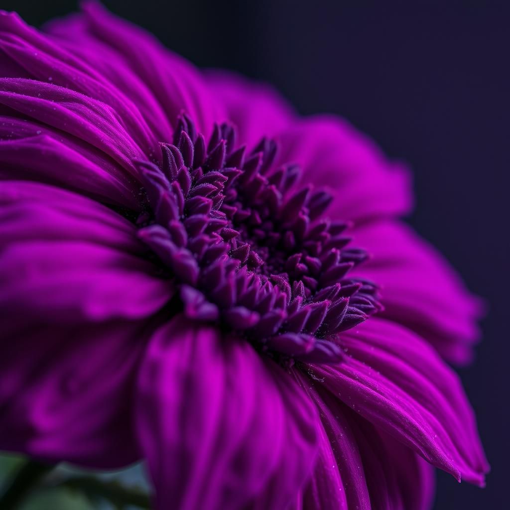 Mauveine: First Synthetic Dye in Hyperrealistic Detail