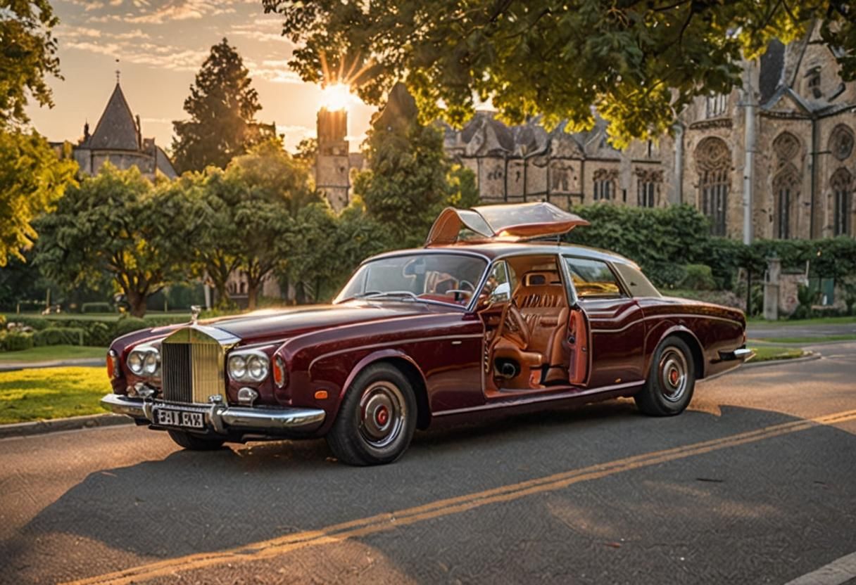 1968 Rolls Royce Gullwing at Golden Hour