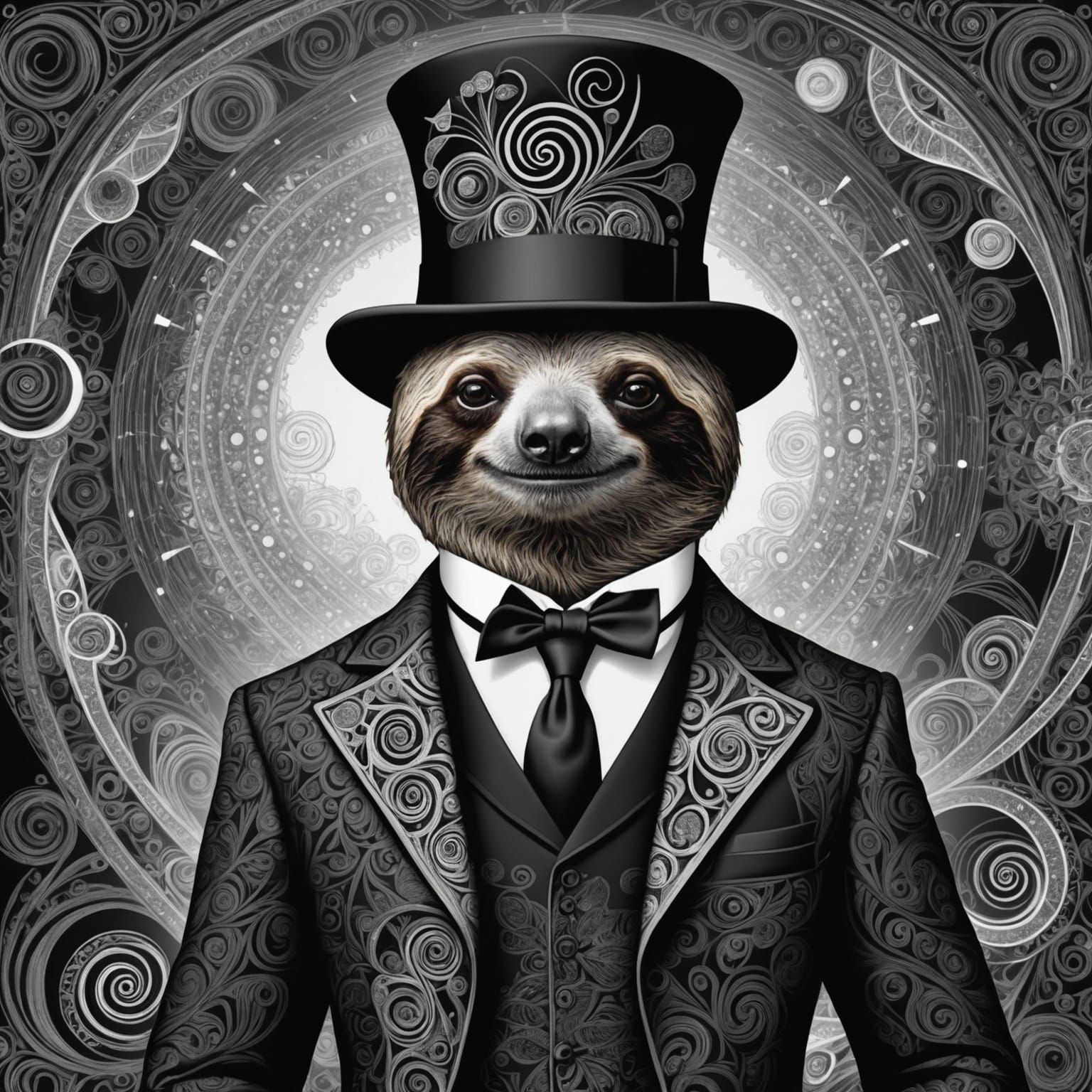 Sloth in Suit on Boulevard of Broken Dreams