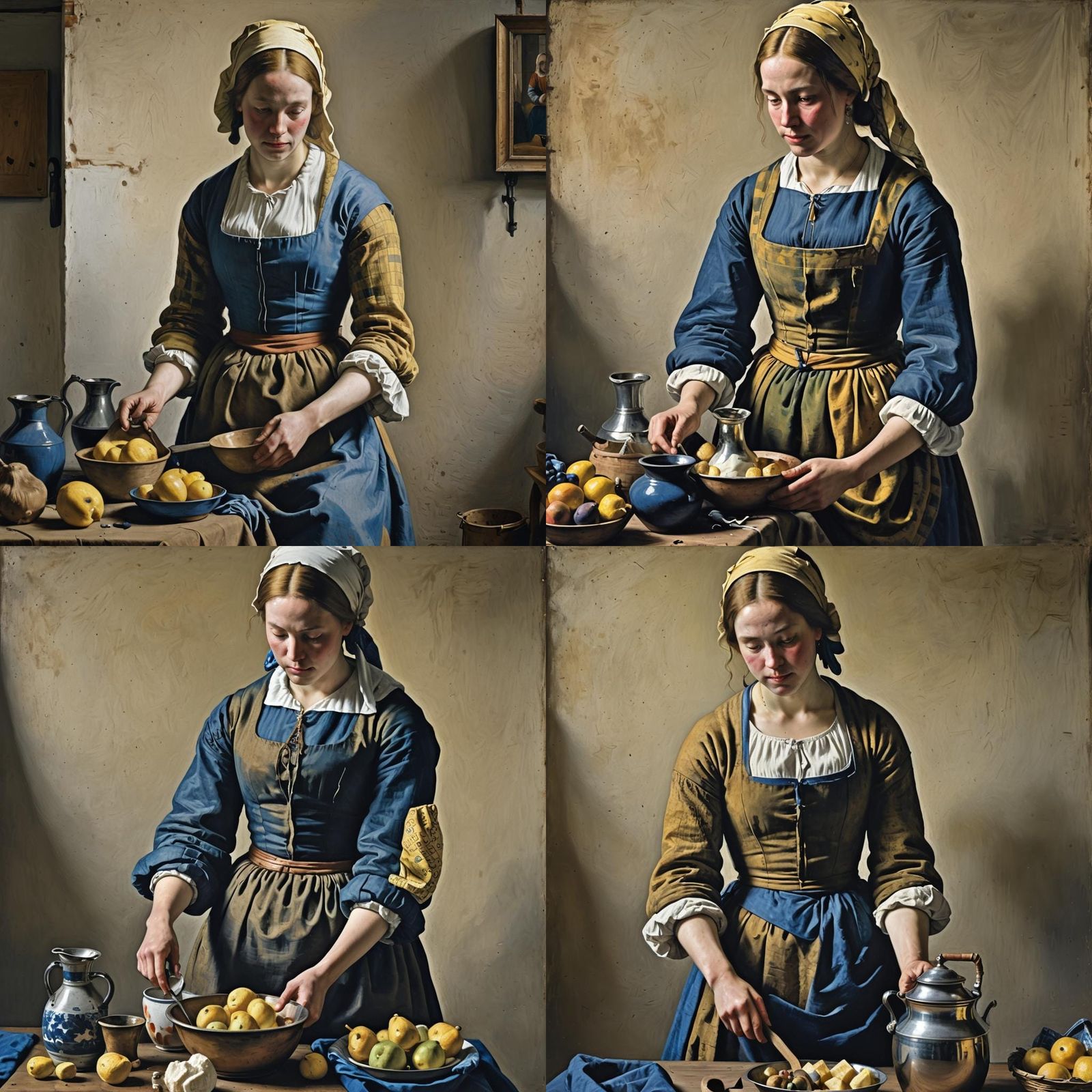 Vermeer's Milkmaid: A Hyperrealistic New Angle
