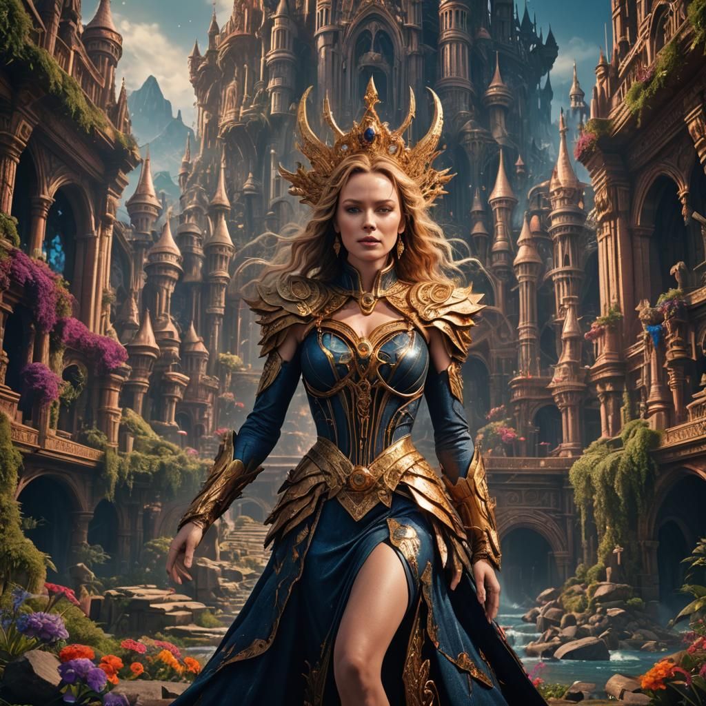 Kylie Minogue: Detailed Matte Painting in Unreal Engine