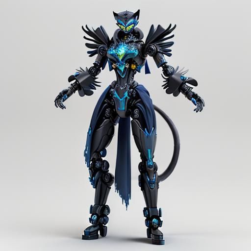 Cyberpunk Displacer Beast in Cityscape