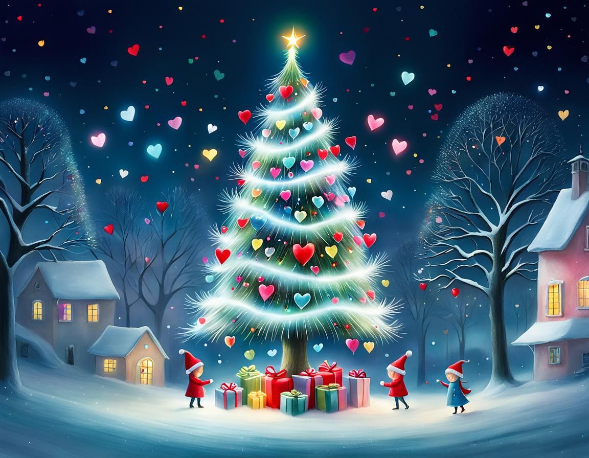 Magical Whimsical Christmas Tree