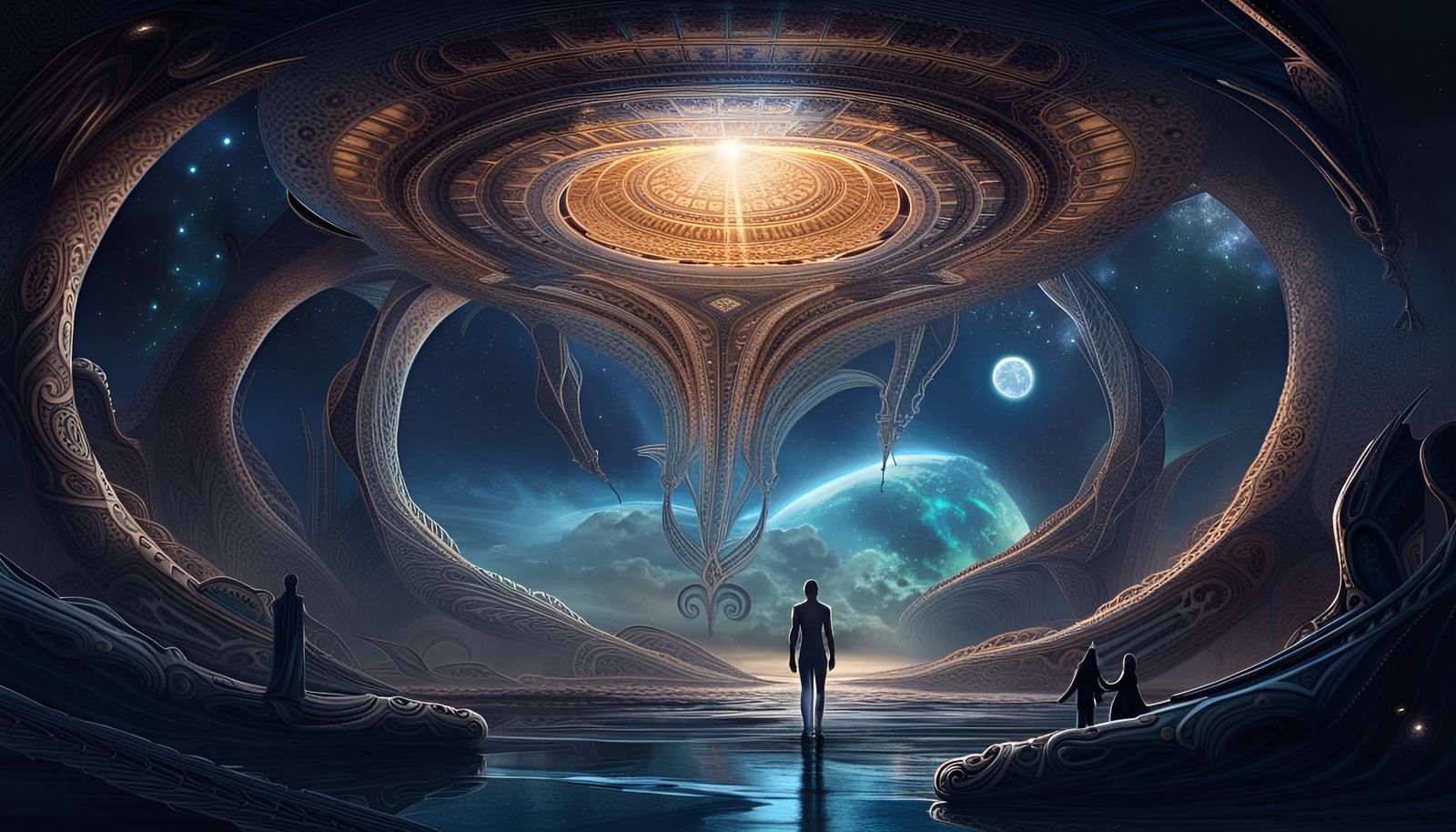 Dreamlike First Contact with Advanced Alien Civilization