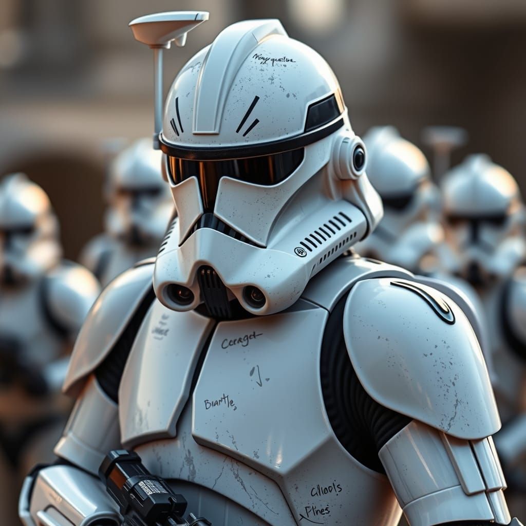 Realistic Star Wars Clone Wars Soldier
