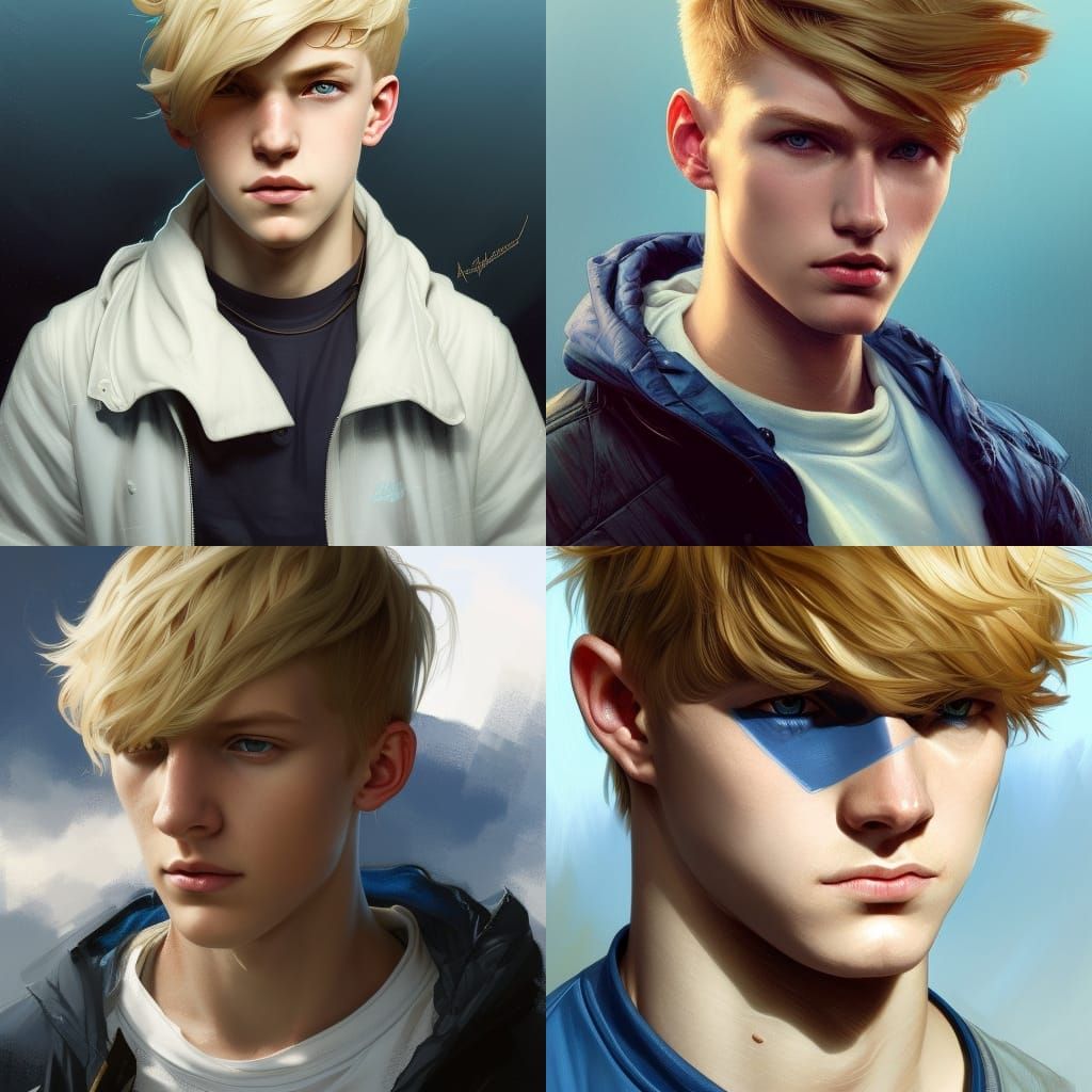 Hyperdetailed Portrait of Blonde Teenager in Unreal Engine