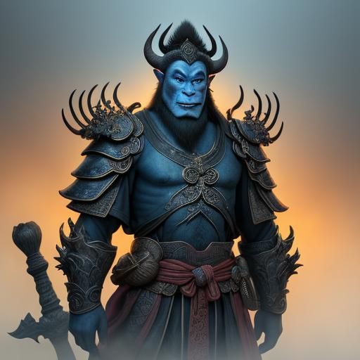 Monkey King's Journey: Chinese Ink Painting