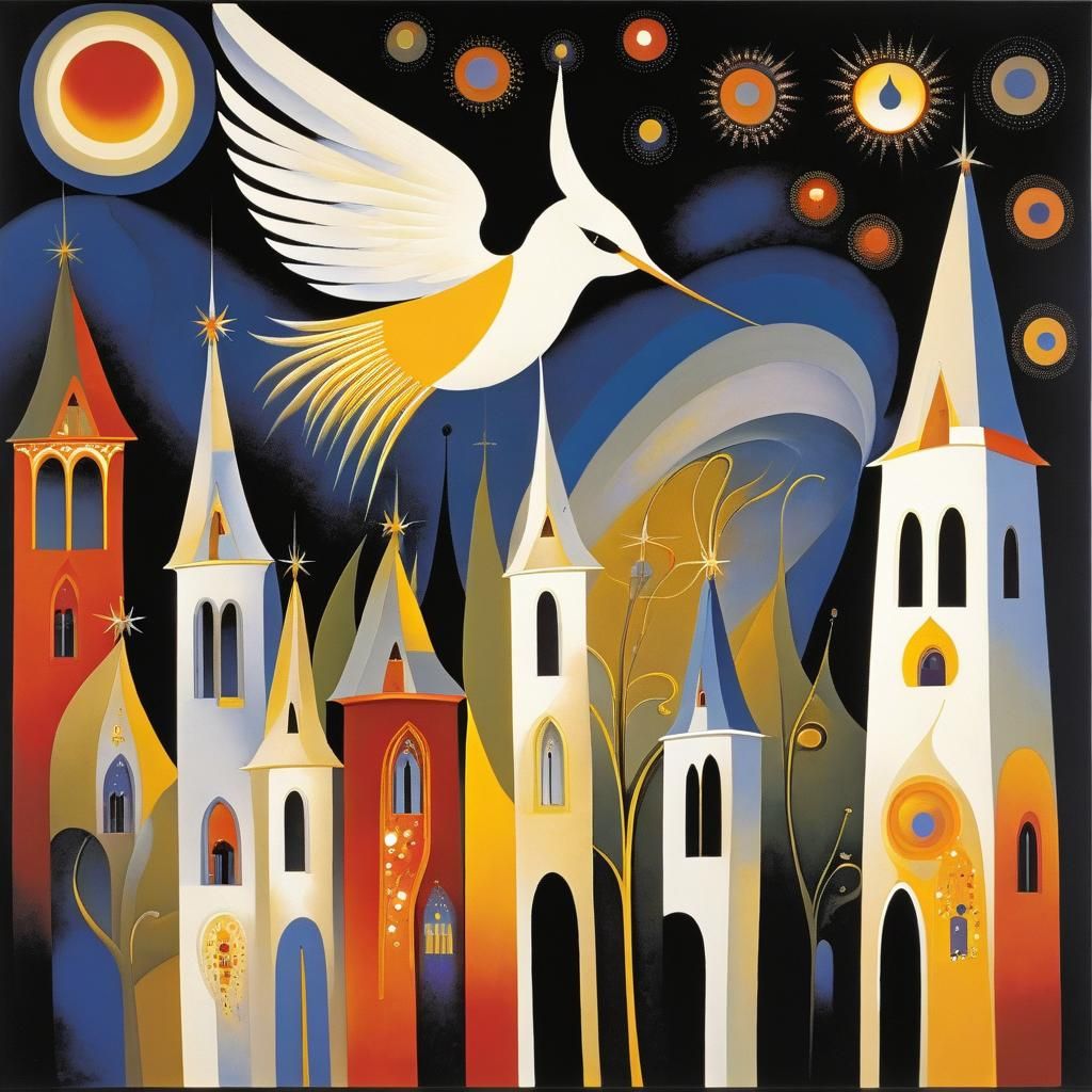 Delicate Wings in Wachtmeister Style