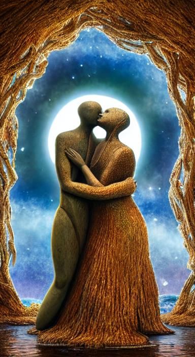 Surreal Interconnectedness: A Fusion of Nature and Illusion