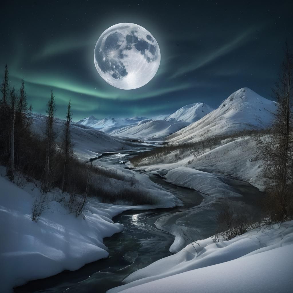 Dreamlike Aurora Borealis Landscape Photography