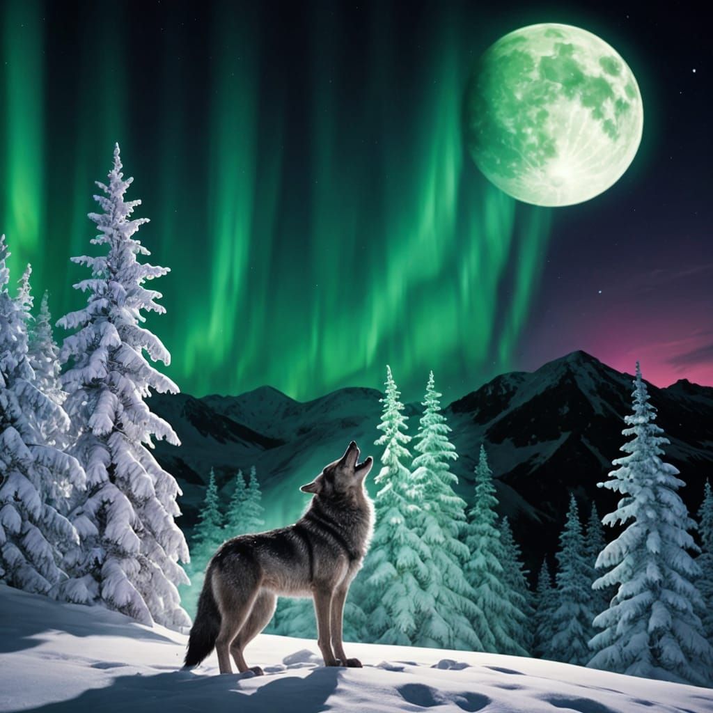 Wolf at the Northern Lights Cinema Masterpiece