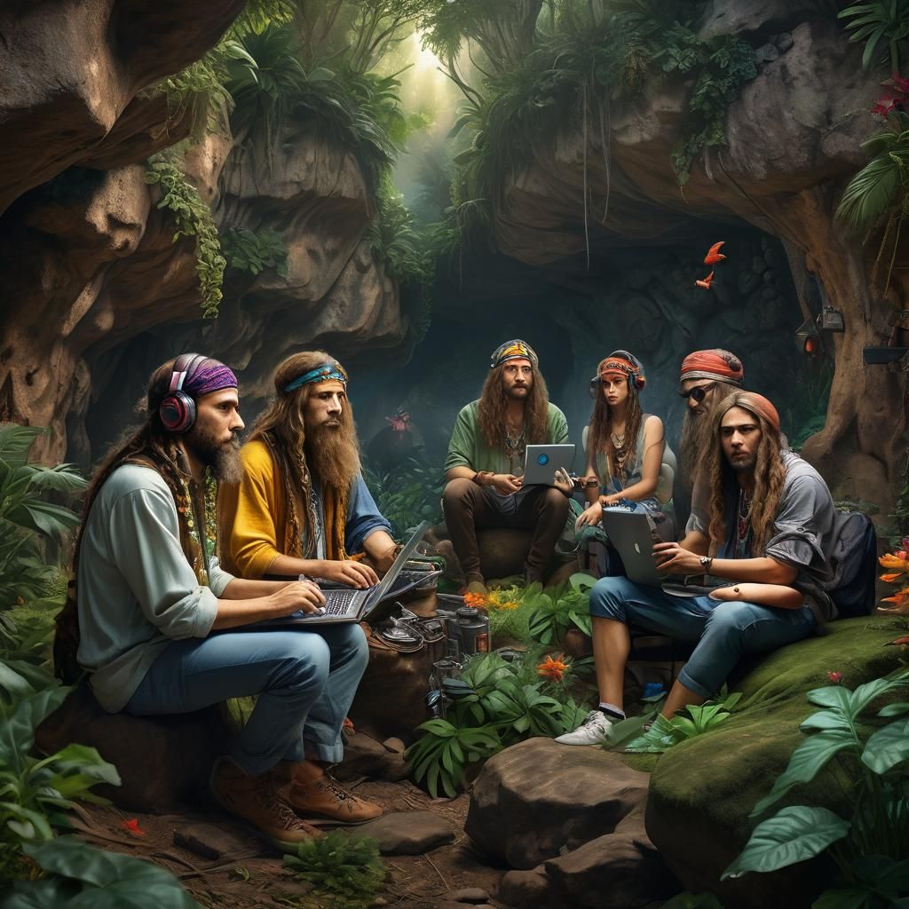 Remote Tech Workers Meeting at Sunrise