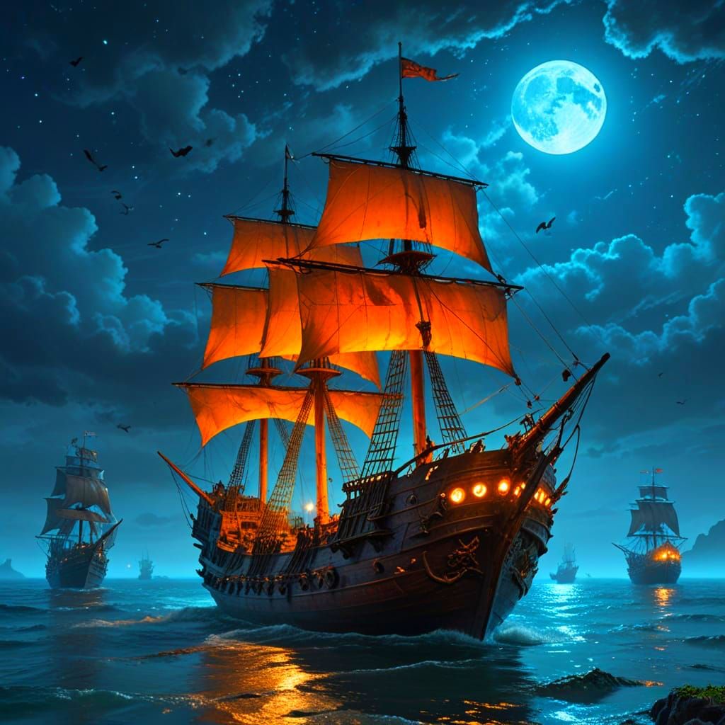 Moonlit Kingdom of Foxes