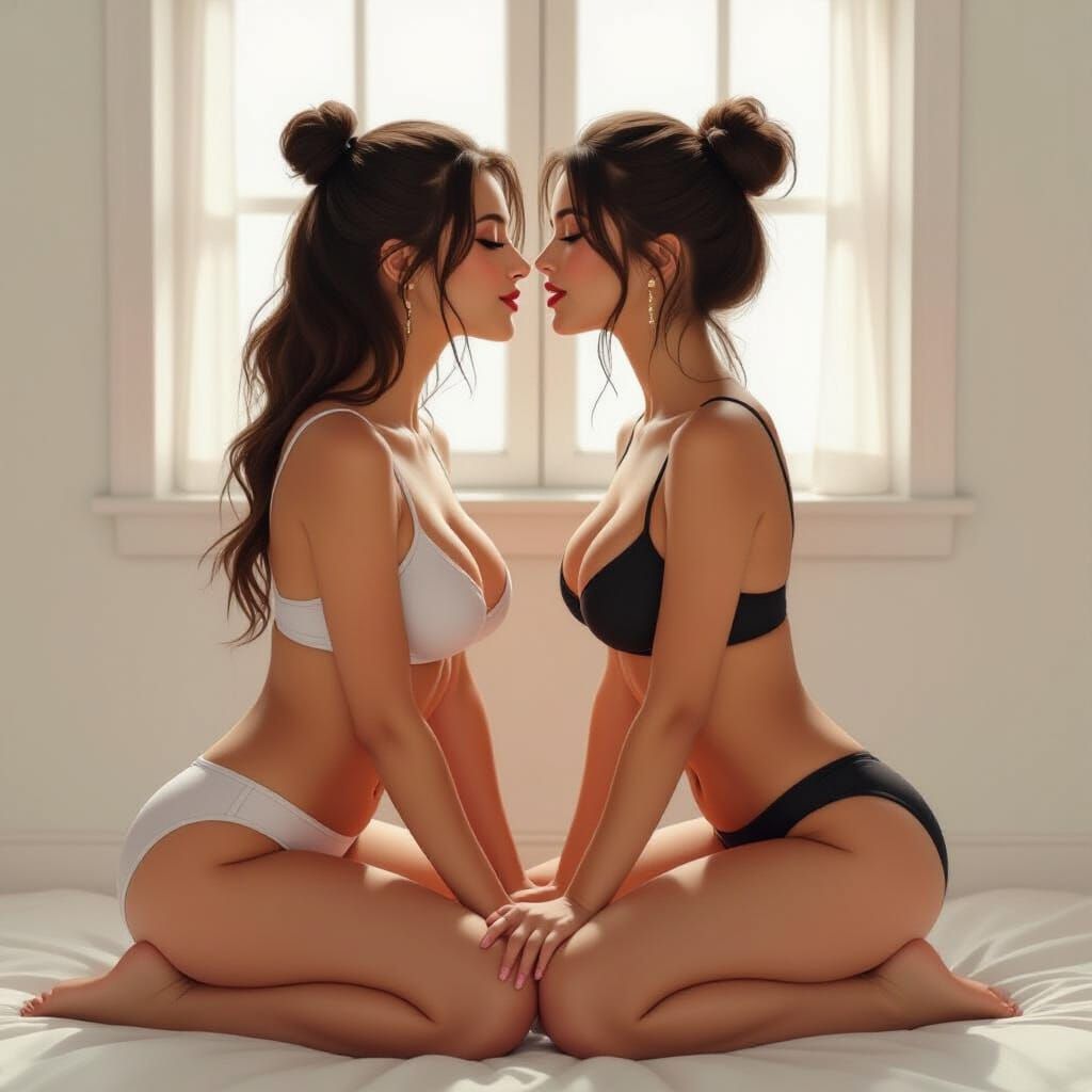 Comic Book Style: Sensual Embrace