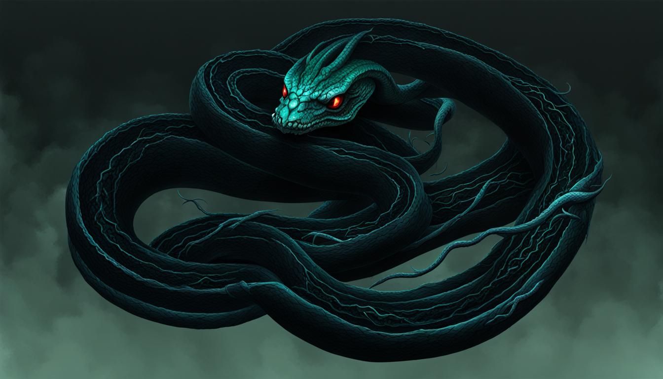 Serpent of the Void in Dark Space