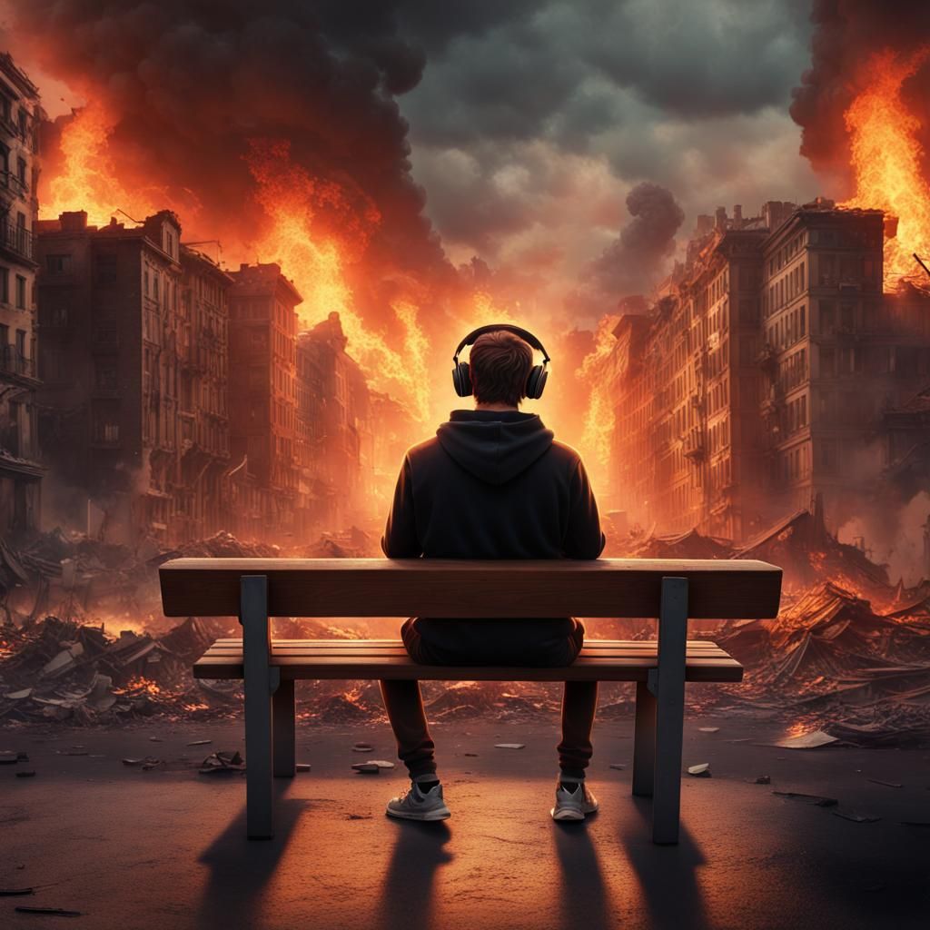Watch as the world burns to ash and dust