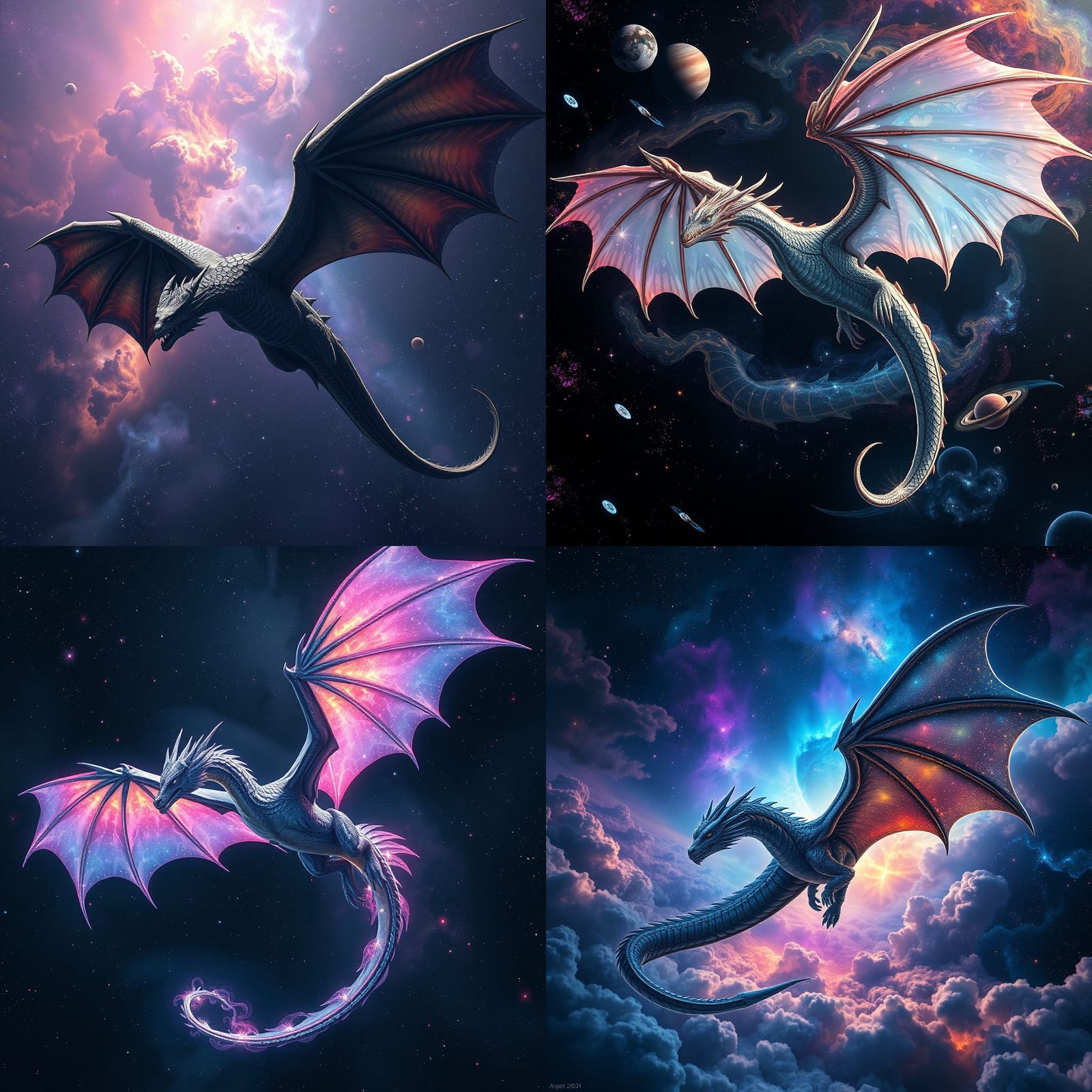 Cosmic Dragon: Fantastical Art in Unreal Engine