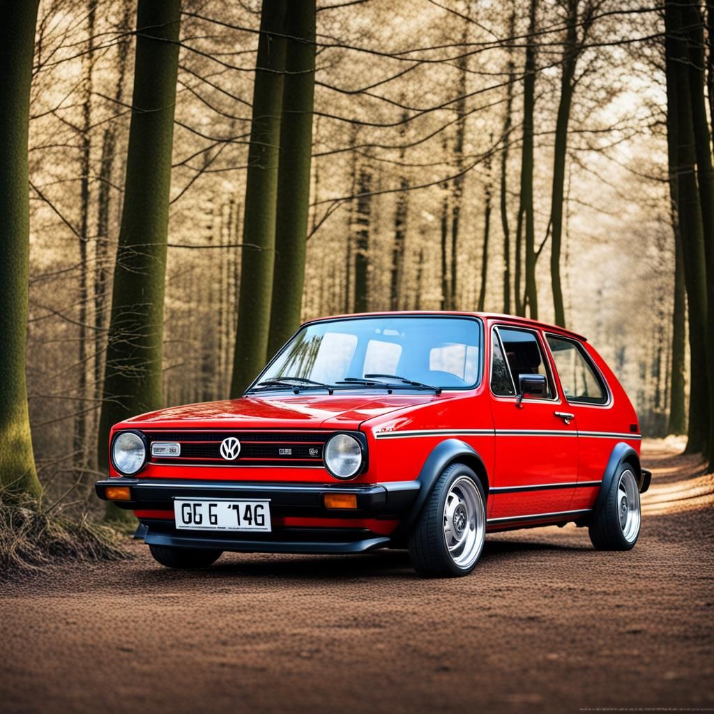 Volkswagen Golf GTI Mk1 from 1980.
