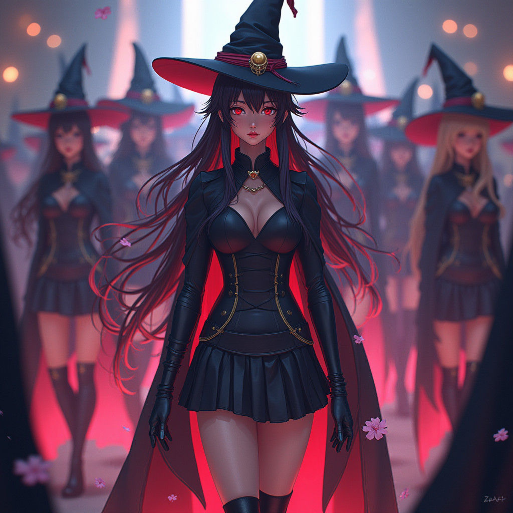 Mega-Witch Lucy Liu Leads Parliament: Anime-Inspired 3D Art