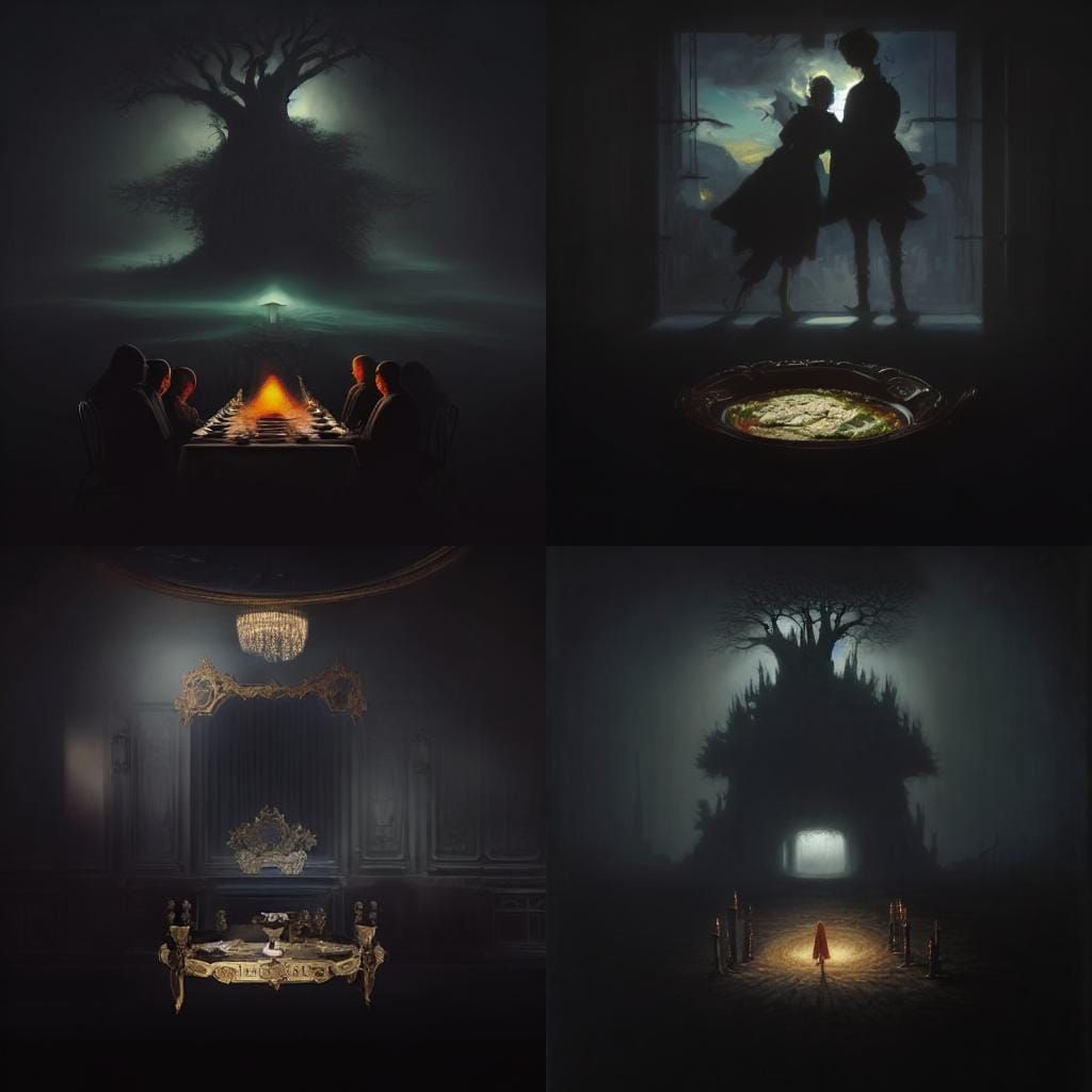 Ominous Transgender Gathering at Formal Table