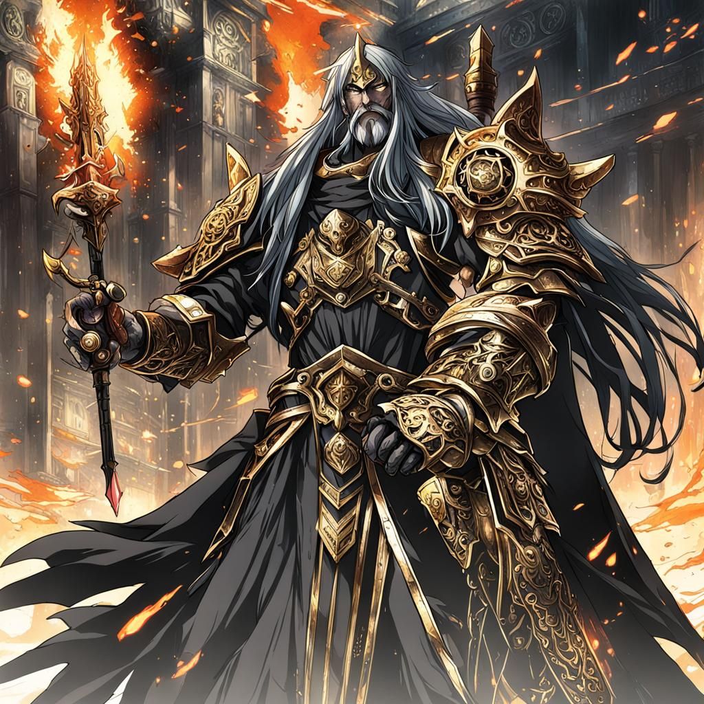 Phobos and Deimos in Anime Style