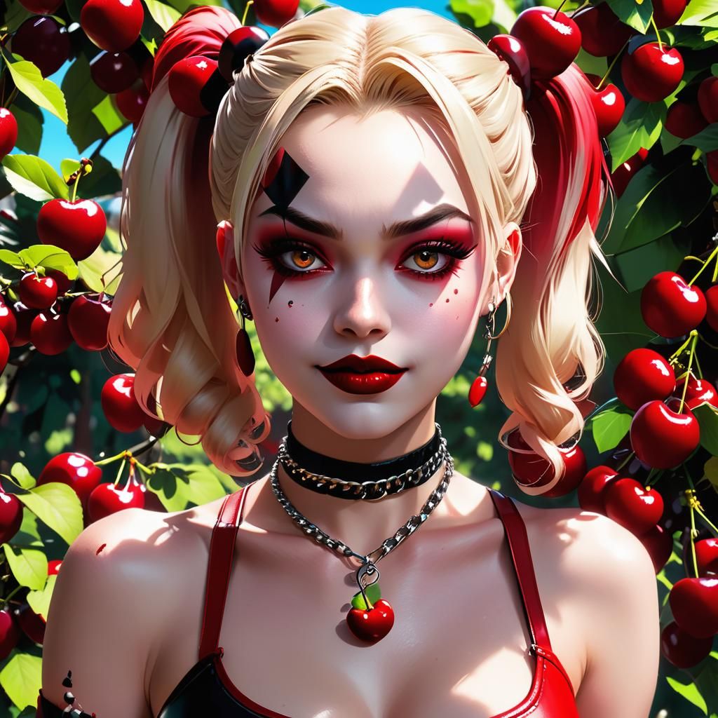 Harley Quinn Cherry Lady 🍒