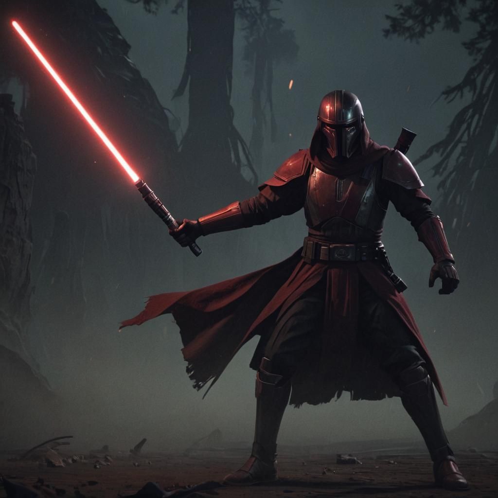 Revan in Epic Star Wars Pose, Inspired by The Clone Wars