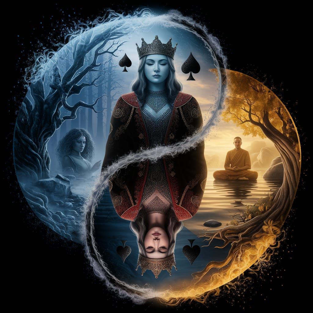 Ethereal Yin-Yang: Nature Spirit Balance