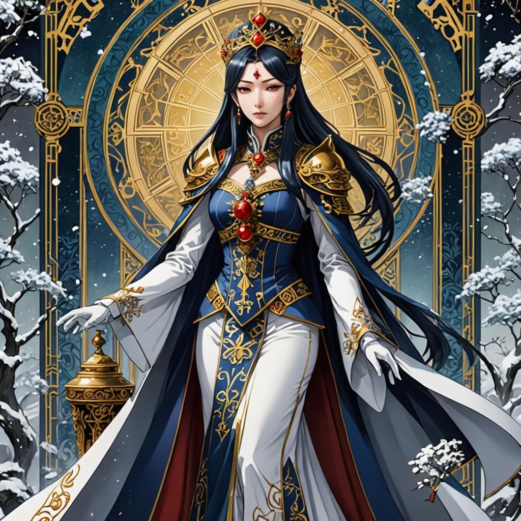 Yukihime no Aoi as The Empress: Winter Kimono