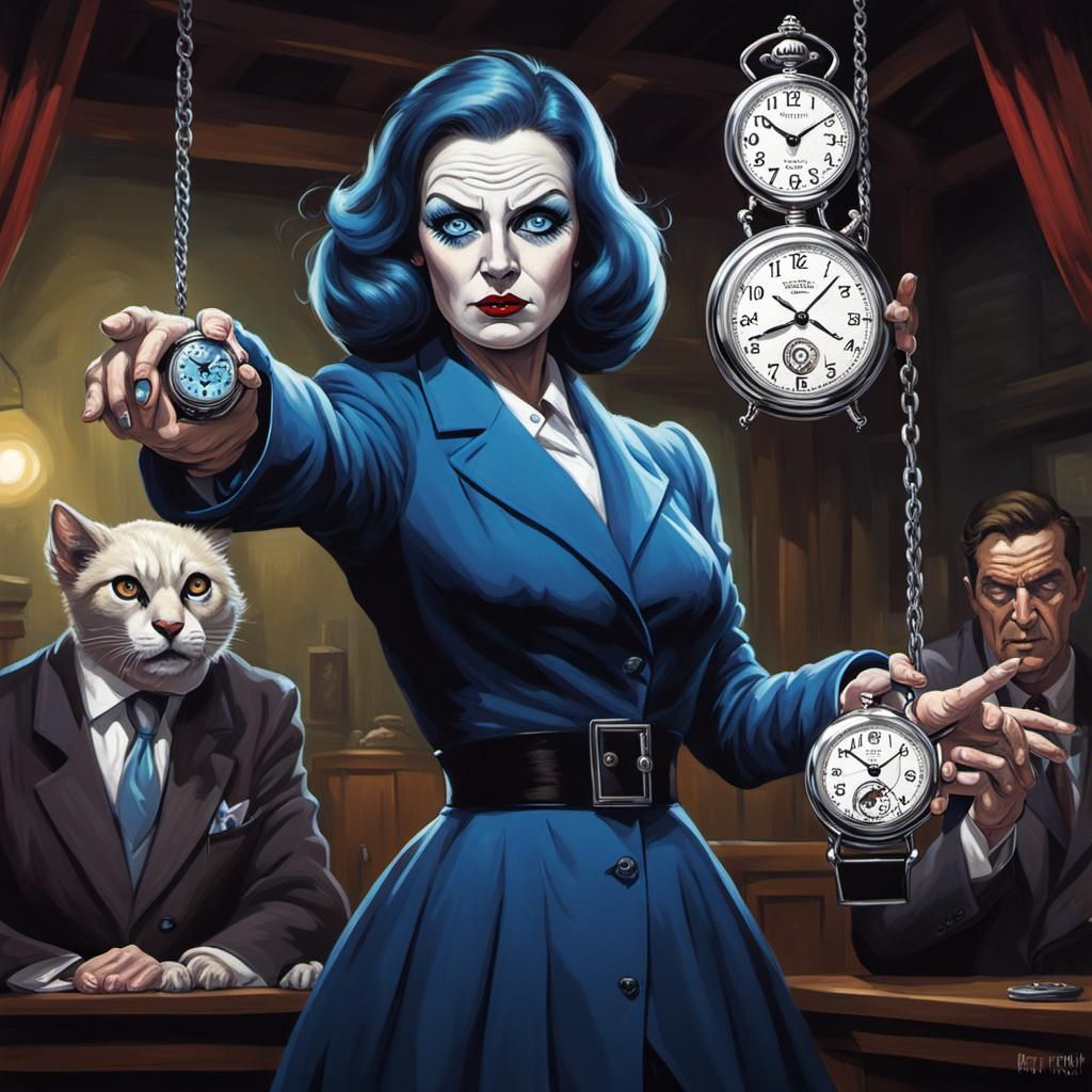 Hypnotist with Swinging Watch