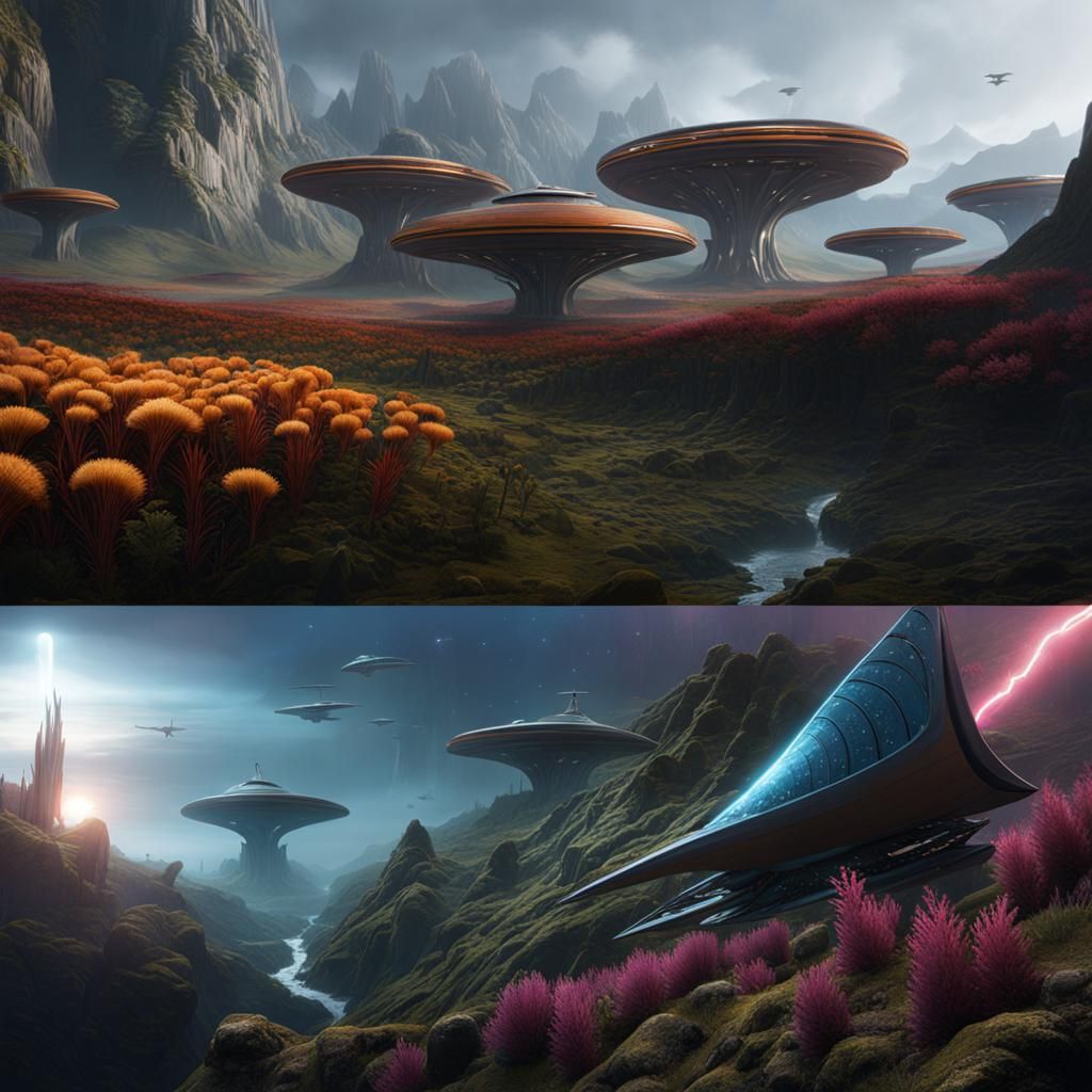 Highlander Franchise Reimagined as Detailed Matte Painting