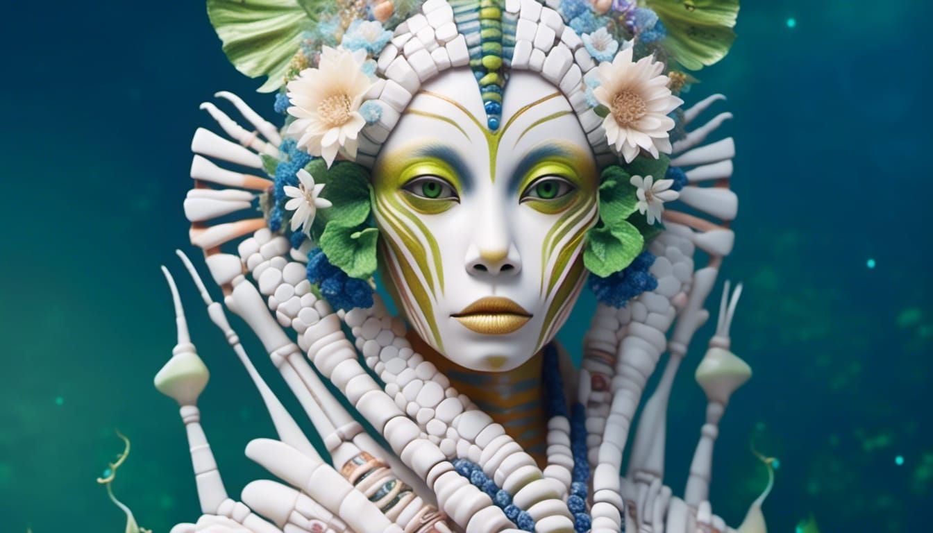 African hybrid portrait