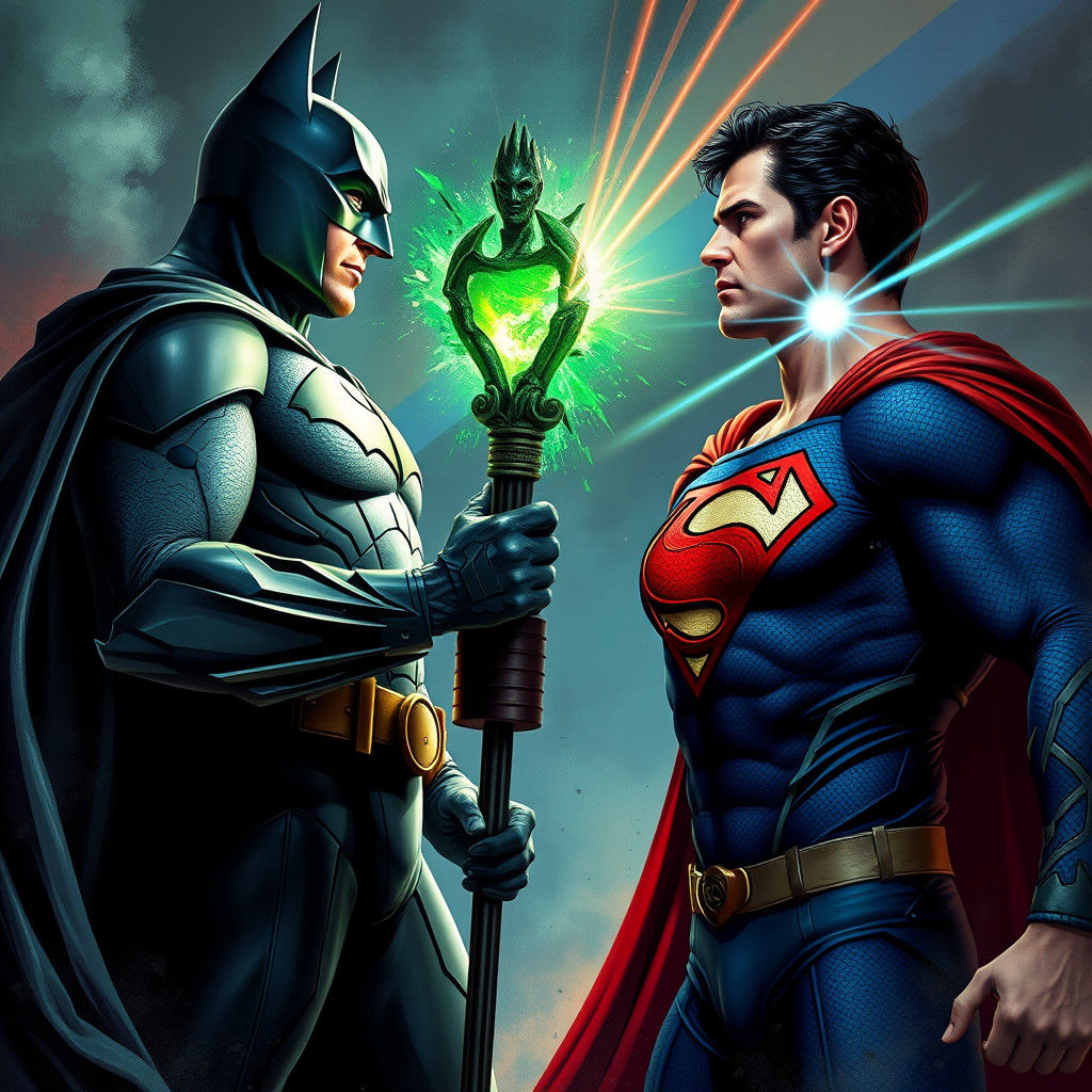 Batman vs Superman: Hyperrealistic Concept Art