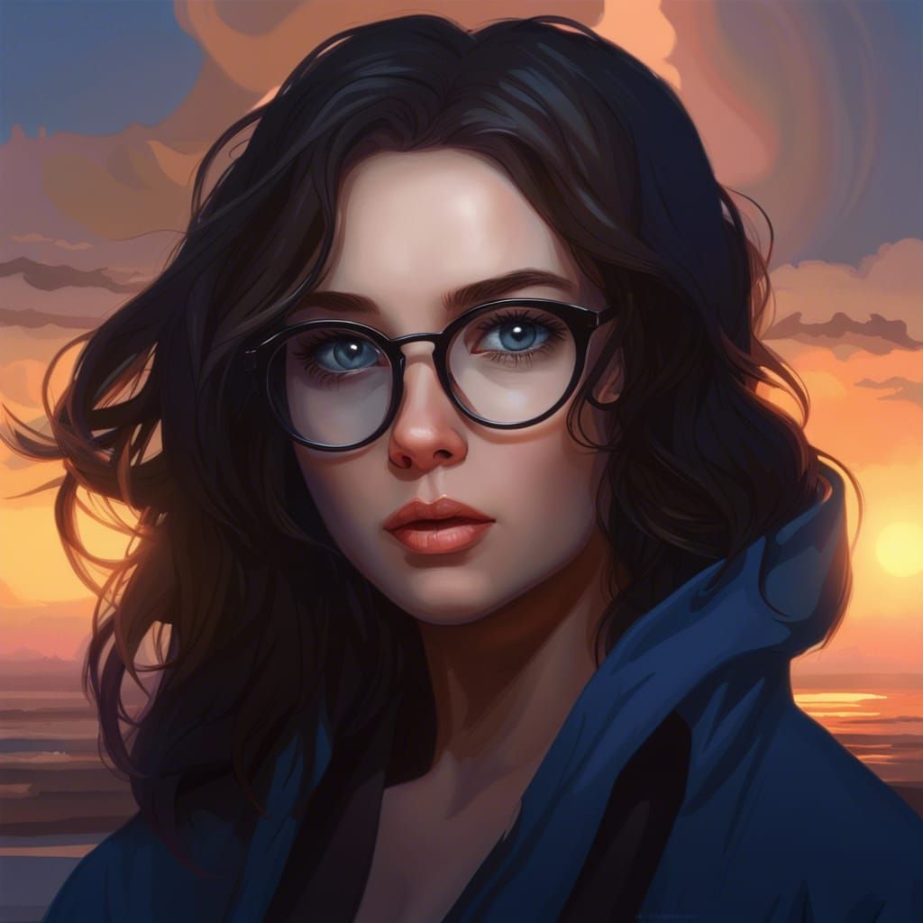 Stunning Girl Portrait with Dynamic Lighting