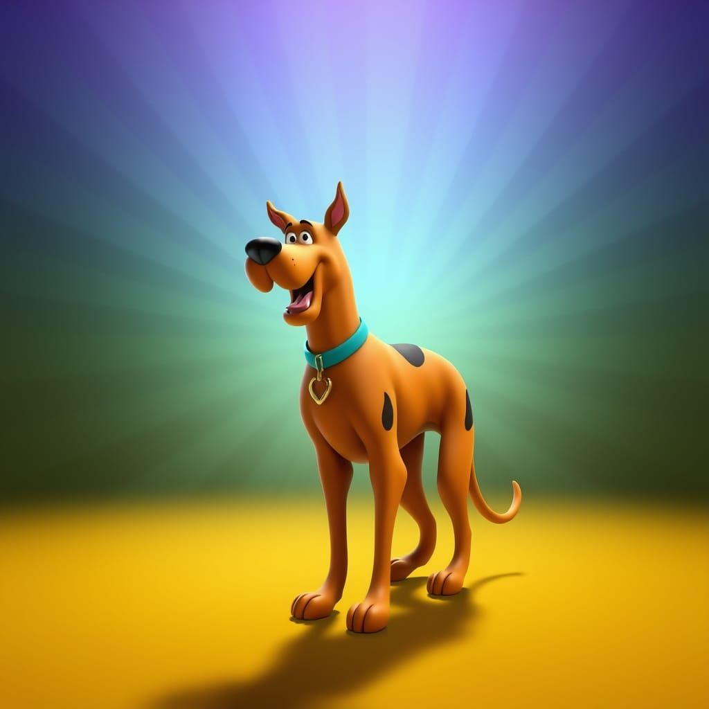 Scooby-Doo Reimagined as 3D Digital Art