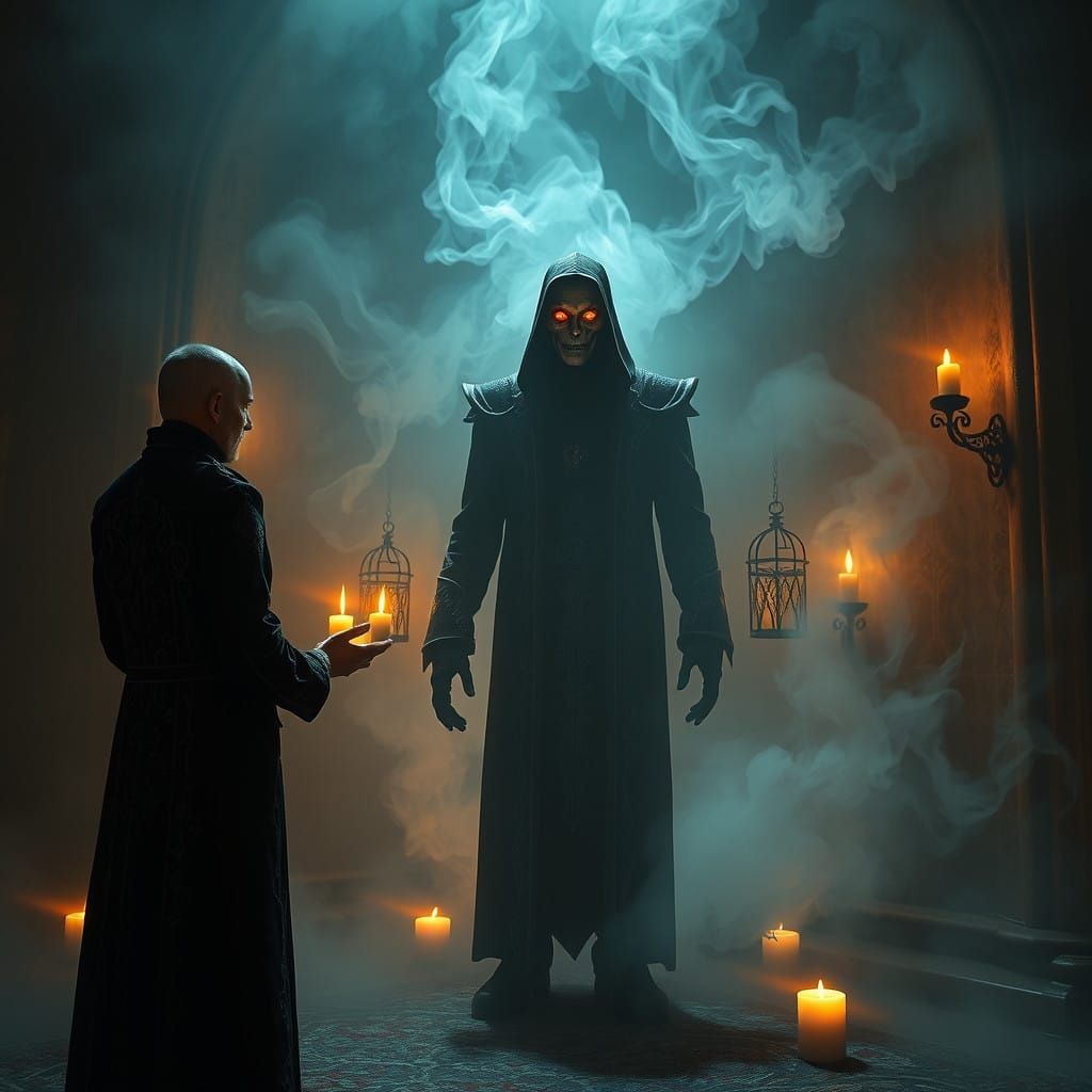 Occultist Confronts Dark Doppelgänger in Haunting Ritual