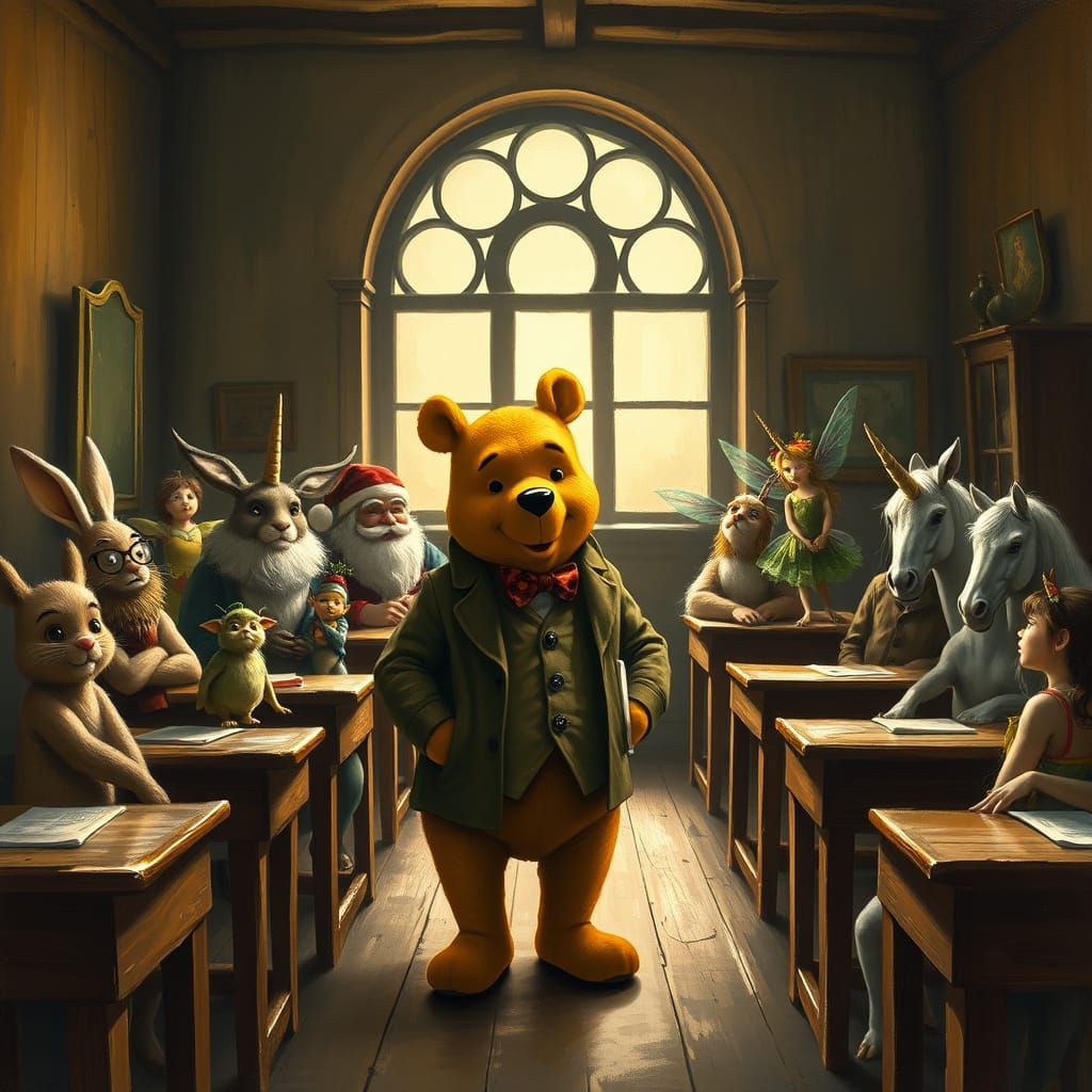 Winnie the Pooh Teaches Virtue in an Enchanted Classroom
