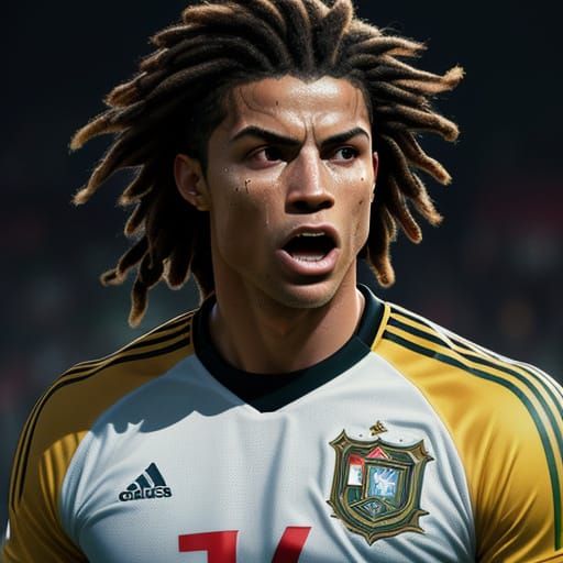 Hyperrealistic Portrait of Ishowspeed in Intense Moment