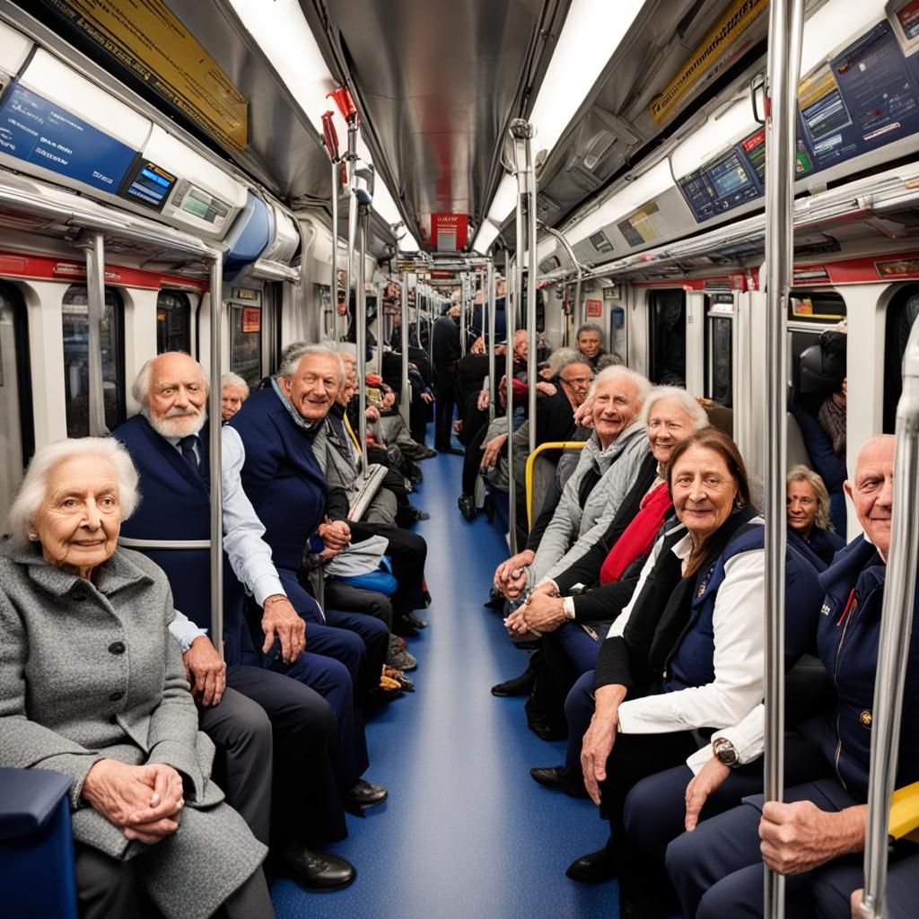 Woman's Heart Attack on Crowded London Commuter Train