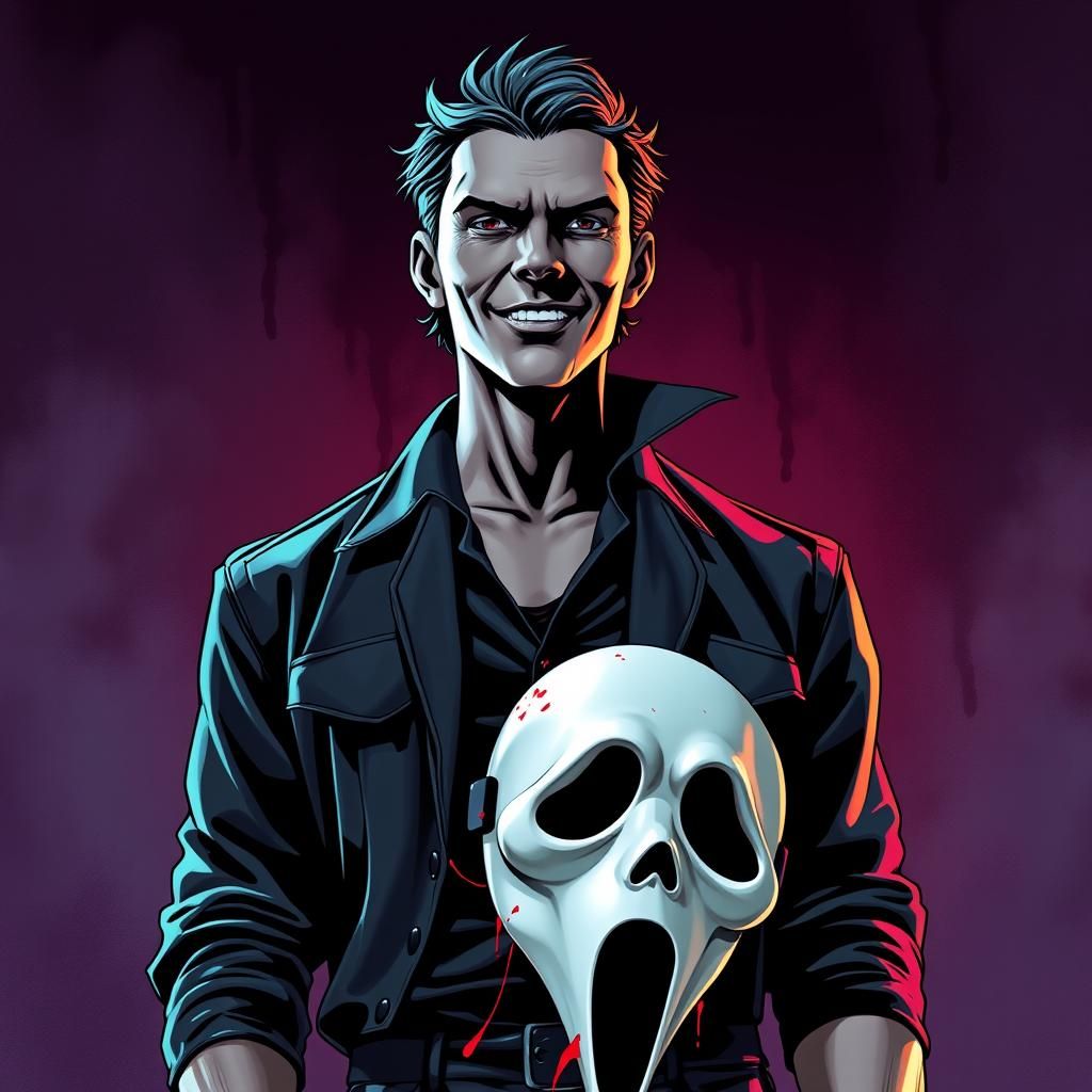 Billy Loomis: Alluring Killer in Comic Book Art