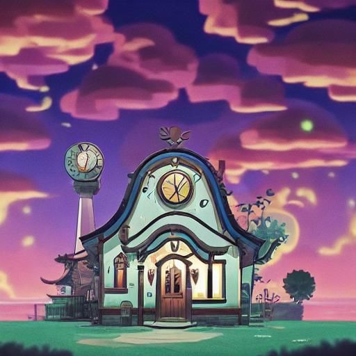 Luz Noceda Anime Style Digital Art