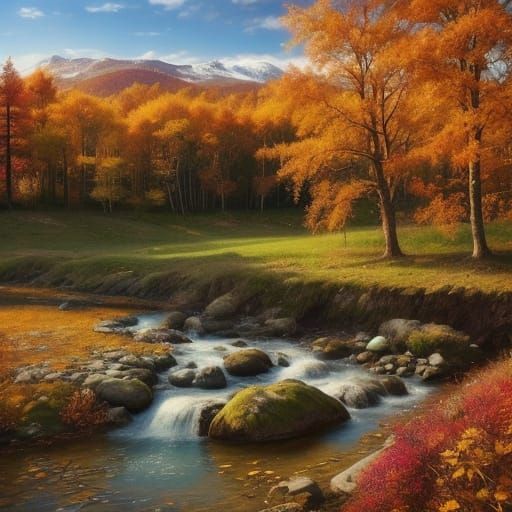 Autumnal Charm in Warm Colors