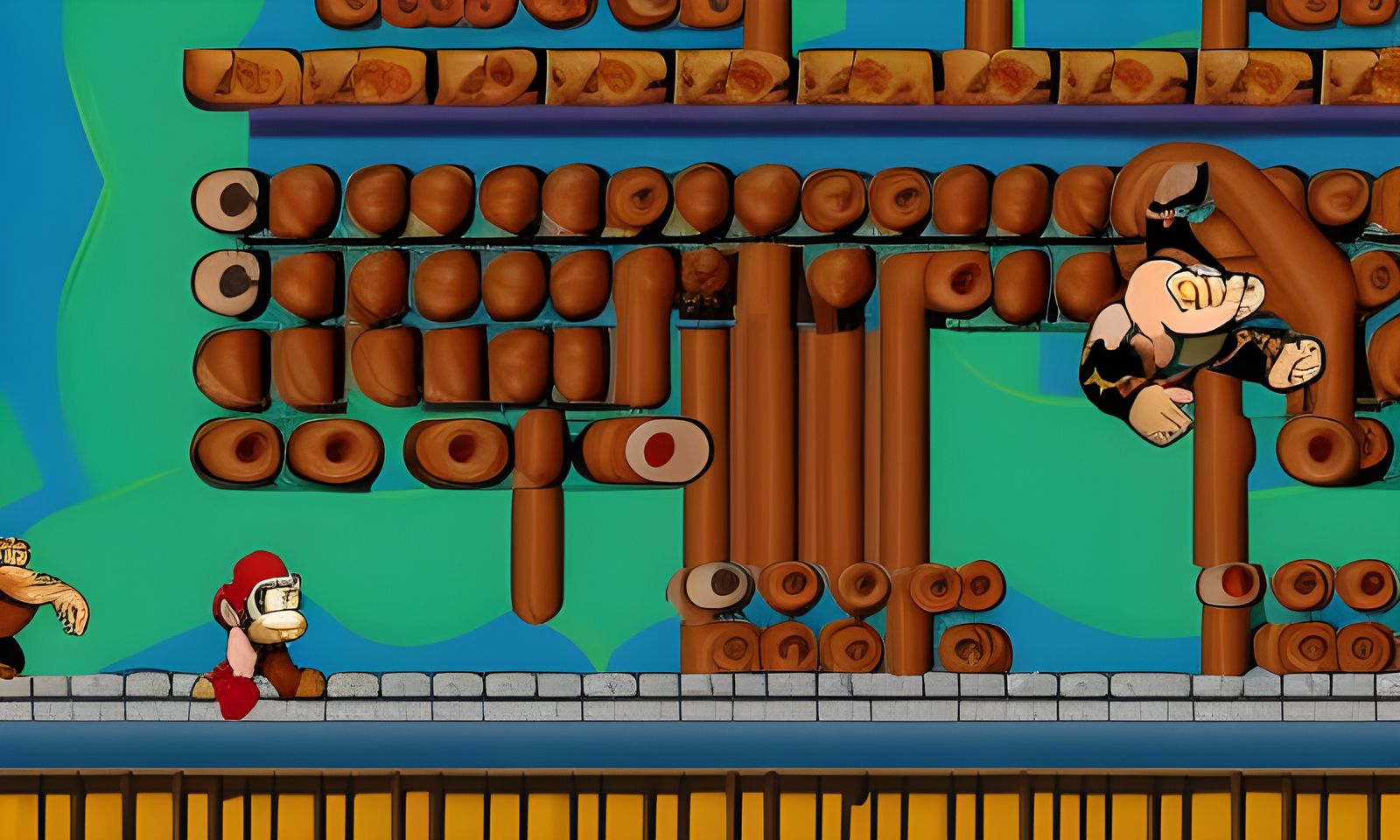 Donkey Kong Digital Art