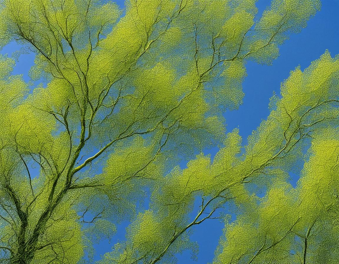 Alihotsy Trees with Golden-Green Lace Leaves