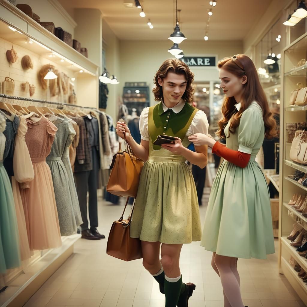 A Young Man in Transcendent Style, Inspired by Cinematic Cla...