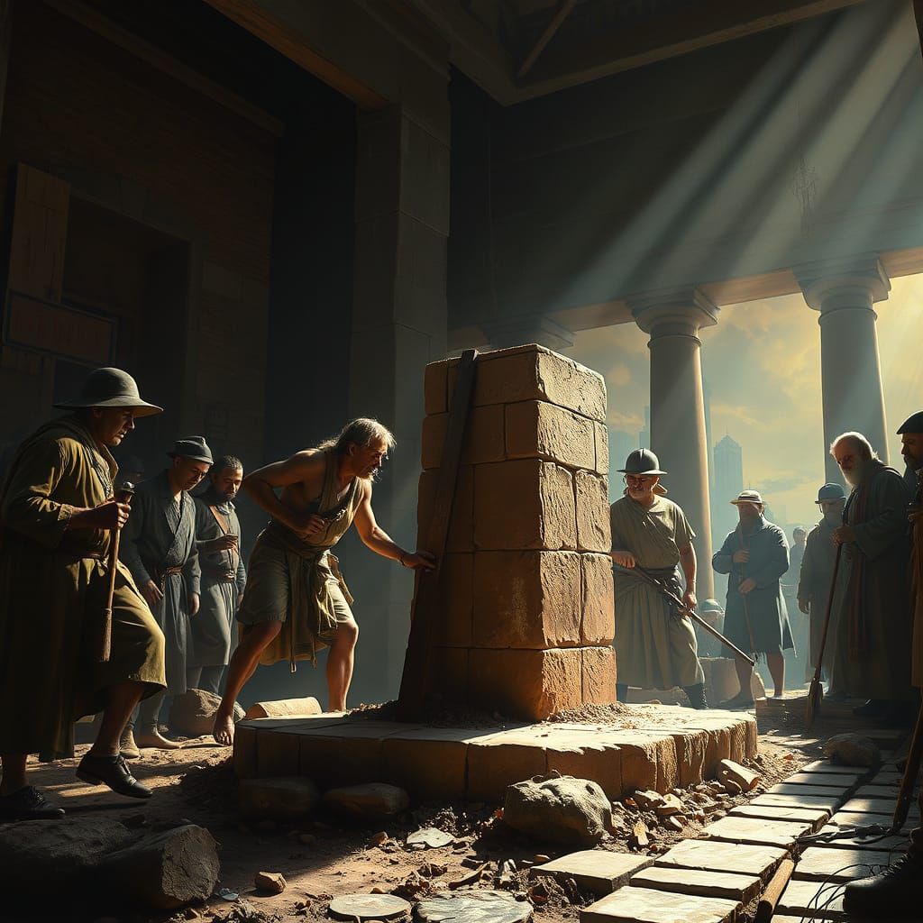 there is a secret cornerstone. It will not be revealed to th...